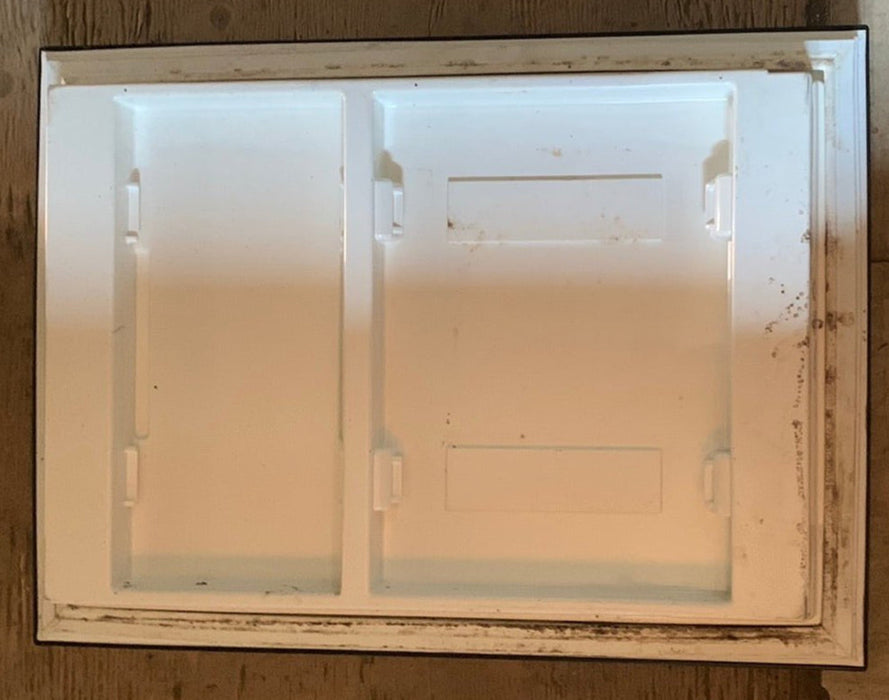 Used Dometic Refrigerator Freezer door 2932561208 not In great shape - Young Farts RV Parts