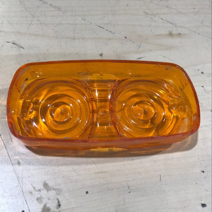 Used DOT P2 PC 90 Replacement Lens for Marker Light - Amber - Young Farts RV Parts