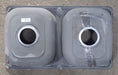 Used Double Kitchen Sink 16" X 27" X 7" D - Young Farts RV Parts