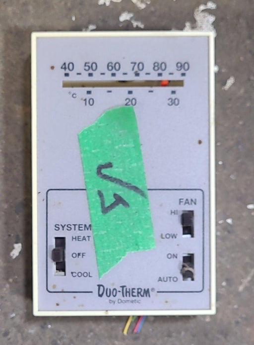 USED Duo - Therm Dometic Analog Thermostat Cool/Furnace 3105058 | REV - A | RSV420K62 - Young Farts RV Parts