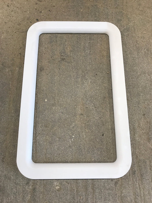 Used Entry door window Exterior Frame: 24 3/4" x 15 3/4" - Young Farts RV Parts
