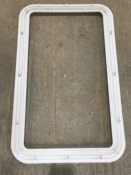 Used Entry door window Exterior Frame: 24 3/4" x 15 3/4" - Young Farts RV Parts