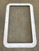 Used Entry door window Interior Frame: 24 3/4" x 15 3/4" - Young Farts RV Parts