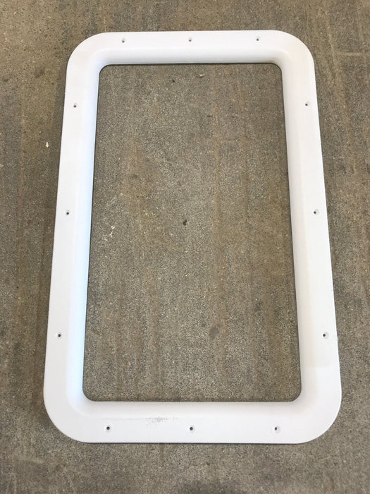 Used Entry door window Interior Frame: 24 3/4" x 15 3/4" - Young Farts RV Parts