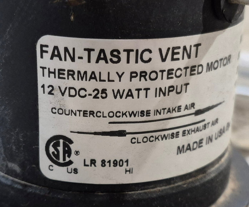 Used Fantastic Fan Motor Assembly Kit for Bathroom Fan Motor Model 6504 - 414 - Young Farts RV Parts