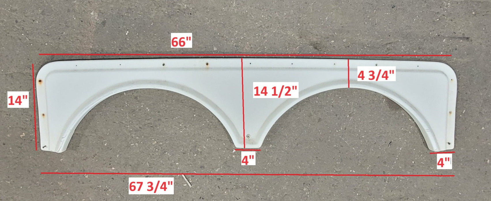 Used Fender Skirt 67 3/4" X 14" - Young Farts RV Parts