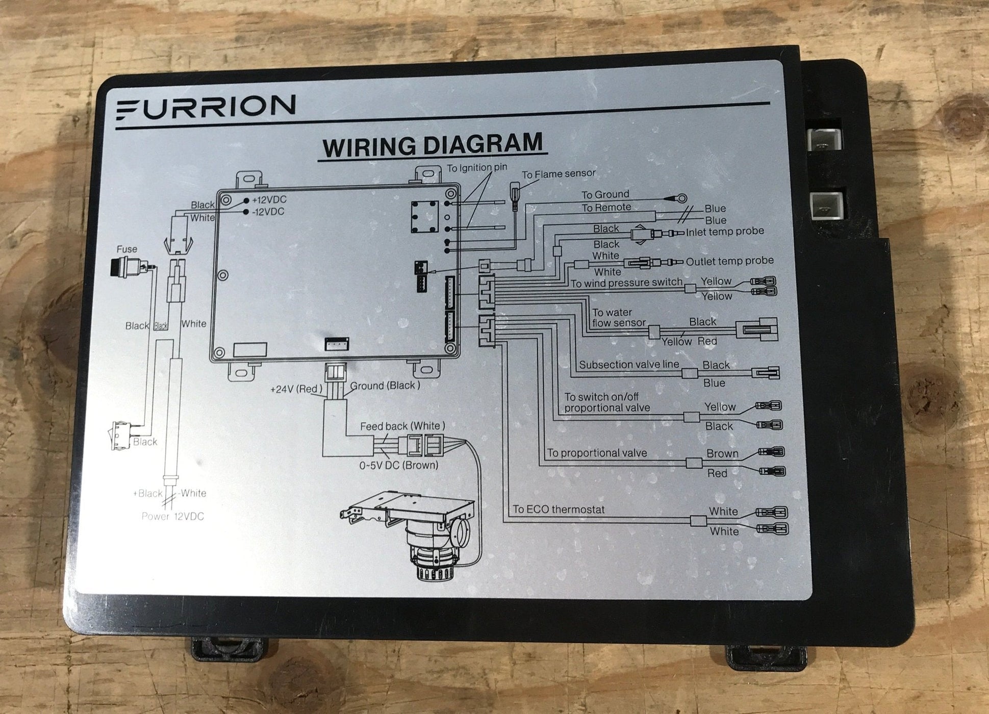 Used Furrion Water Heater Controller Unit C-FWH09A-002 — RV Part Shop CA