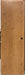 Used Interior Wooden Door 22" W X 70" H X 1 1/4" D - Young Farts RV Parts