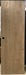 Used Interior Wooden Door 24" W X 74" H X 1 1/4" D - Young Farts RV Parts