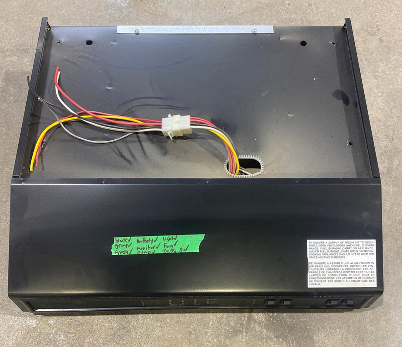 Used Jensen RV Range Hood Fan With Tank Monitor - C615P1 - Young Farts RV Parts