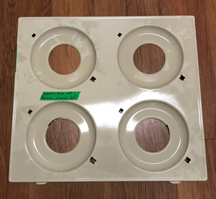 Used Magic Chef Oven Metal Main Top Almond 12001571 - Young Farts RV Parts