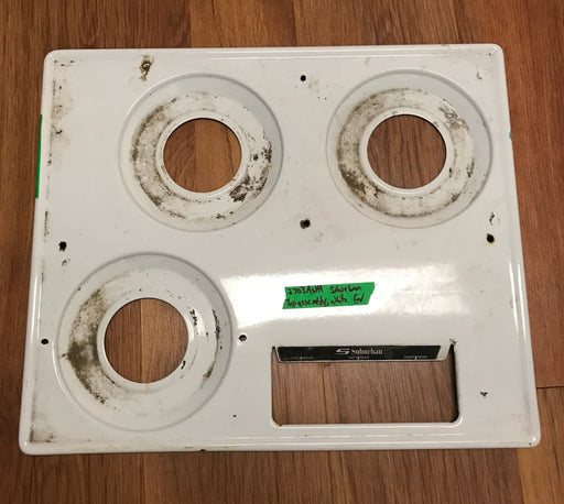 Used Main Top Suburban - Cooktop Cover (White) 2703AWH - Young Farts RV Parts