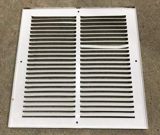 Used Metal RV Interior Furnace Access Door 13 3/4" W X 13 3/4" H - Young Farts RV Parts