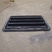 Used Norcold 621156 - Black Air Intake Side Refrigerator Vent- HAS FRAME - Young Farts RV Parts