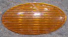 Used Porch Light Replacement Lens, Amber 5 1/2" X 2 3/4" - Young Farts RV Parts