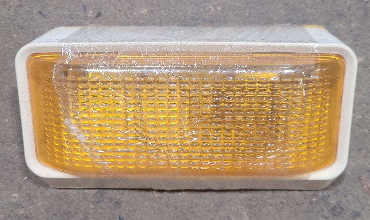 Used Porch Lights Amber 6 3/8" X 3 1/2" - Young Farts RV Parts