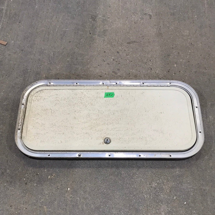 Used Radius Cargo Door 23 7/8" W x 10 3/4" x 3/4" D - Young Farts RV Parts
