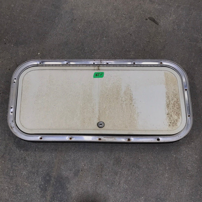 Used Radius Cargo Door 23 7/8" W x 10 3/4" x 3/4" D - Young Farts RV Parts