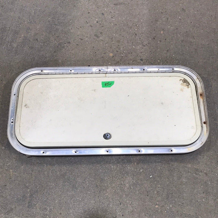 Used Radius Cargo Door 23 7/8" W x 10 3/4" x 3/4" D - Young Farts RV Parts