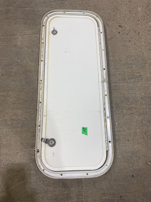 Used Radius Corner Cargo Door 29 3/4" W x 10 3/4" H x 3/4" D