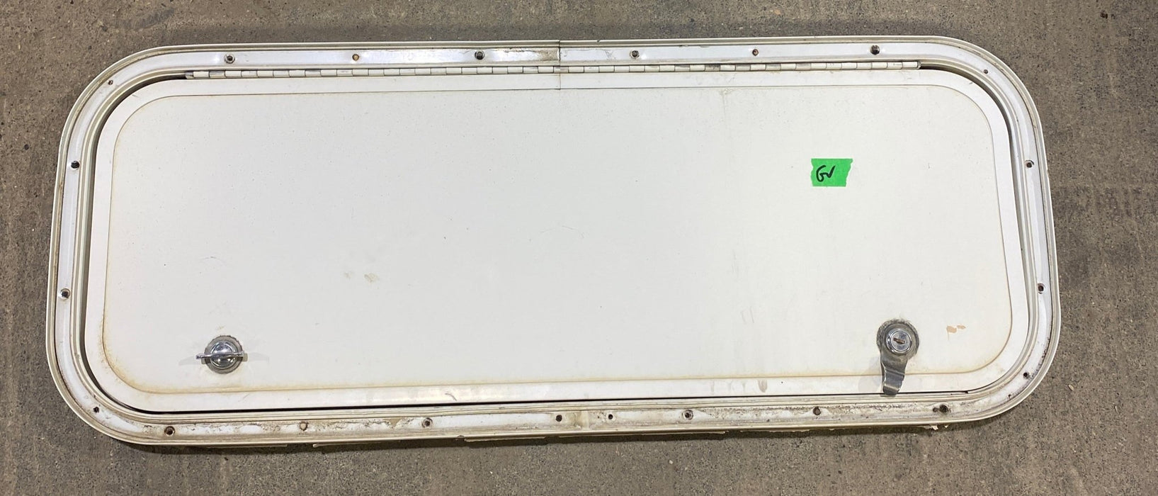 Used Radius Corner Cargo Door 29 3/4" W x 10 3/4" H x 3/4" D