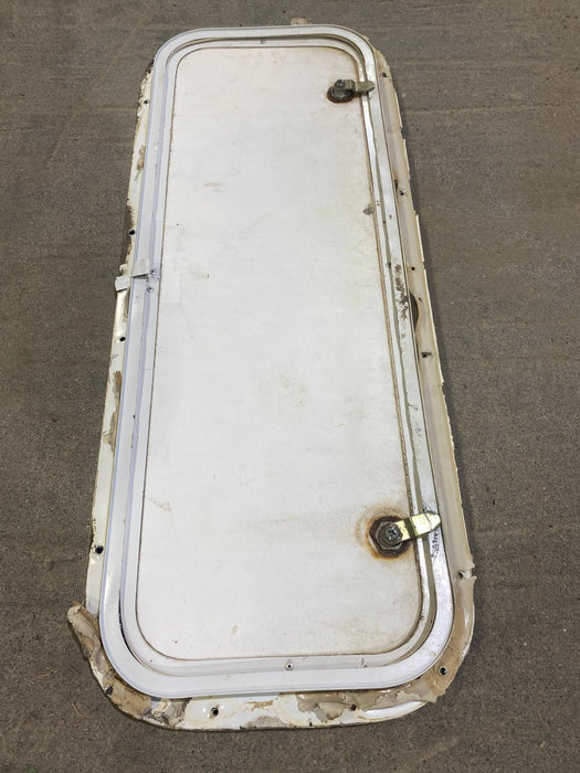Used Radius Corner Cargo Door 29 3/4" W x 10 3/4" H x 3/4" D