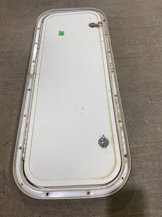 Used Radius Corner Cargo Door 29 3/4" W x 10 3/4" H x 3/4" D