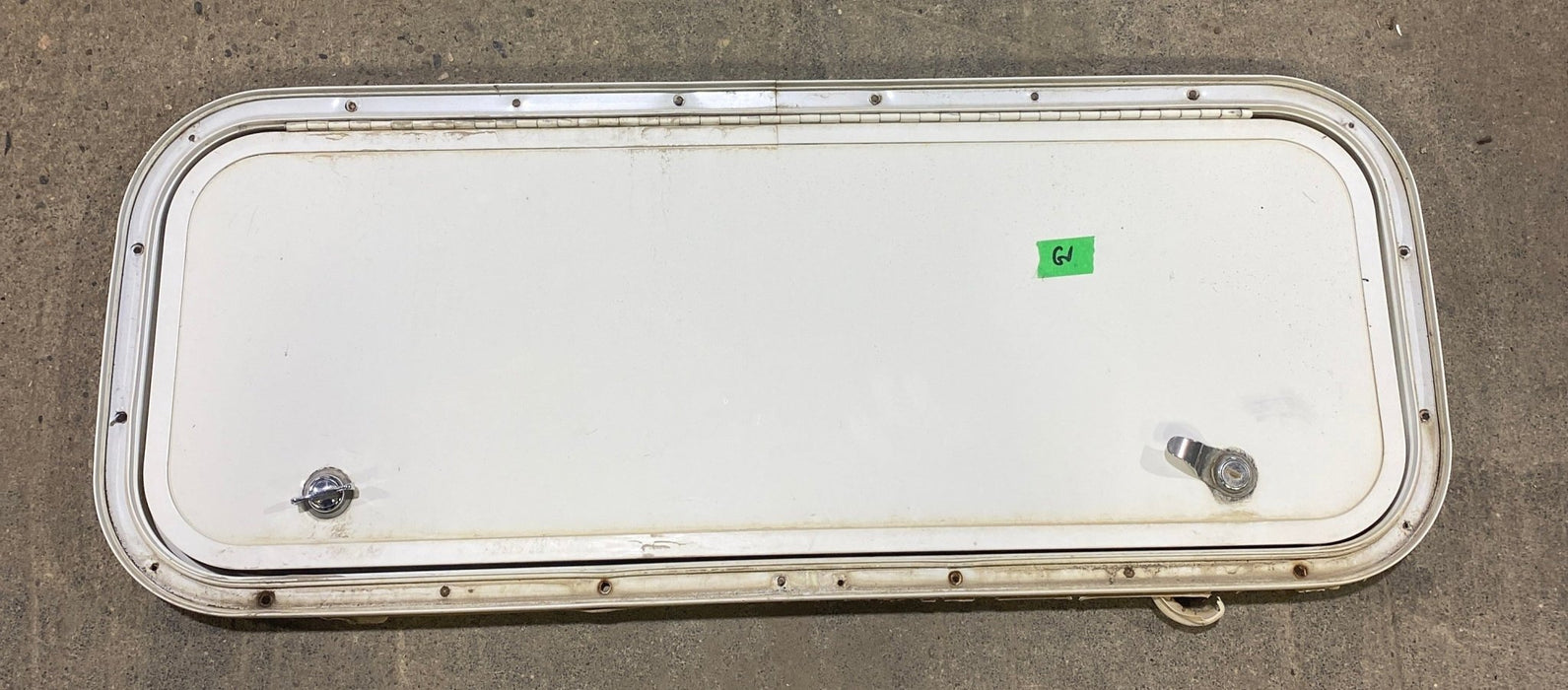 Used Radius Corner Cargo Door 29 3/4" W x 10 3/4" H x 3/4" D