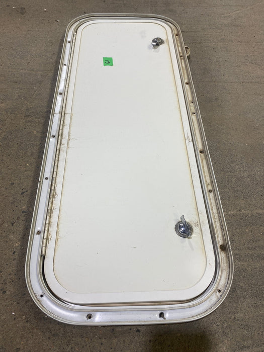 Used Radius Corner Cargo Door 29 3/4" W x 10 3/4" H x 3/4" D