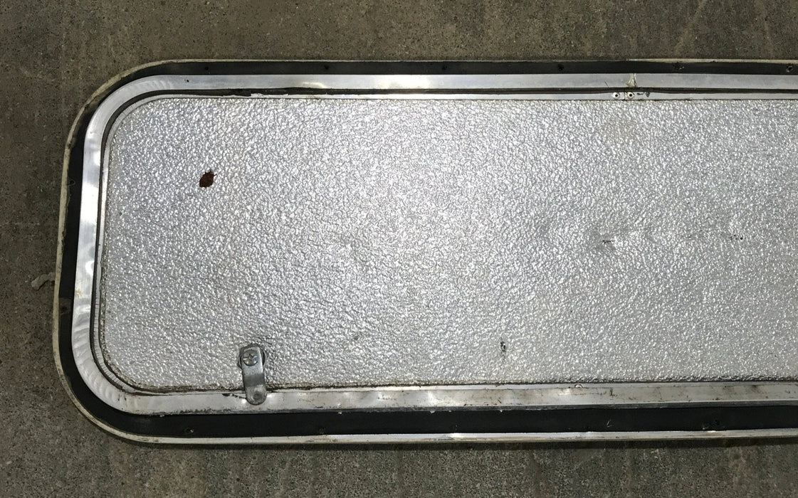 Used Radius Corner Cargo Door 35 1/2" W x 11" H x 3/4" D - Young Farts RV Parts