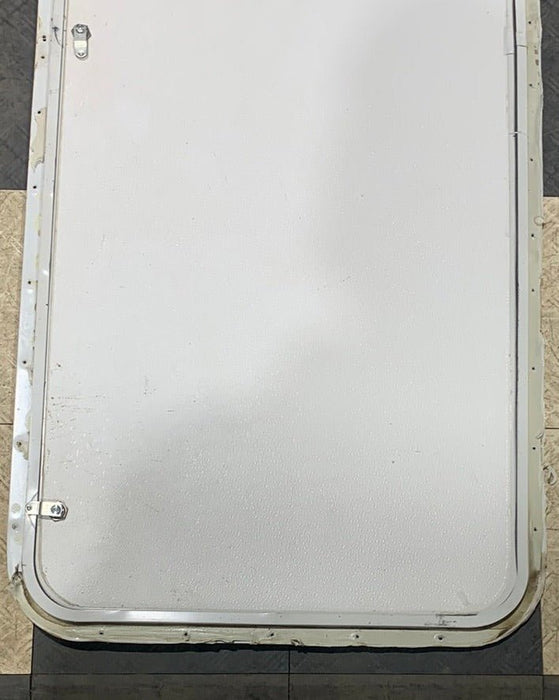 Used Radius Corner Cargo Door 59 3/4" x 23 3/4" X 1/2" D - Young Farts RV Parts