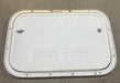 Used Radius Cornered Battery / Propane Cargo Door 18 3/4" x 11 3/4" x 3/4" D - Young Farts RV Parts