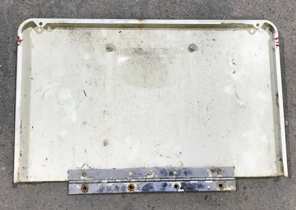 Used Radius Cornered Cargo / Access Door 18" x 11" x 1/4"D - Young Farts RV Parts