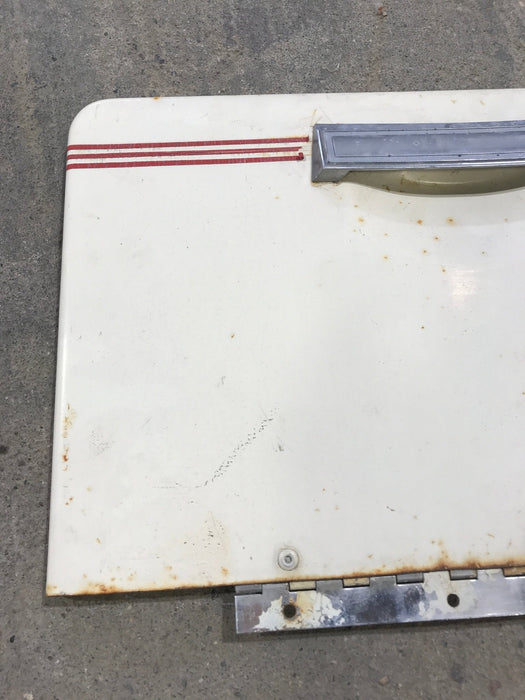 Used Radius Cornered Cargo / Access Door 18" x 11" x 1/4"D - Young Farts RV Parts