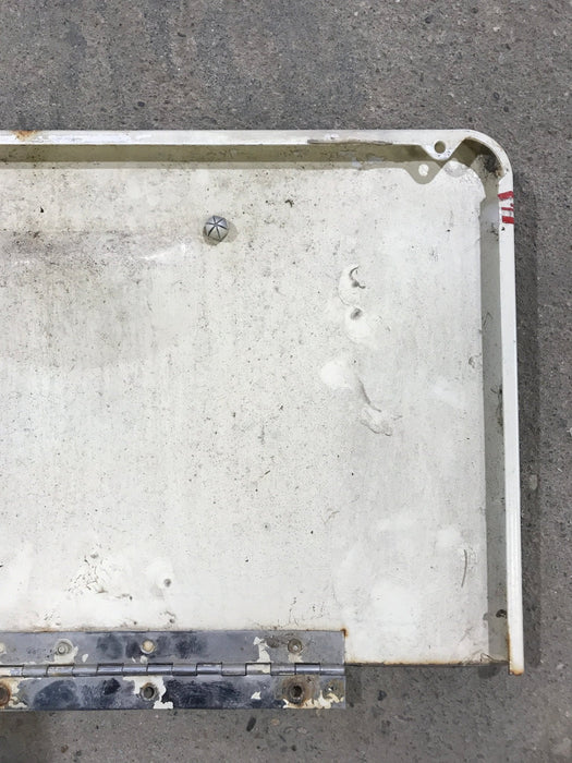 Used Radius Cornered Cargo / Access Door 18" x 11" x 1/4"D - Young Farts RV Parts