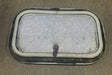 Used Radius Cornered Cargo Door 13 3/4" W x 7 3/4" H x 3/4" D - Young Farts RV Parts