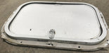 Used Radius Cornered Cargo Door 15 3/4" W x 10 3/4" H x 3/4" D - Young Farts RV Parts