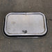 Used Radius Cornered Cargo Door 15 3/4" W x 9 3/4" H x 3/4 "D - Young Farts RV Parts