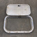 Used Radius Cornered Cargo Door 15 3/4" W x 9 3/4" H x 3/4 "D - Young Farts RV Parts