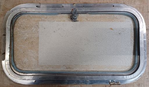 Used Radius Cornered Cargo Door 17 3/4" x 9 3/8" x 5/8"D - Young Farts RV Parts