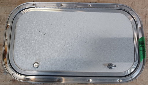 Used Radius Cornered Cargo Door 19 3/4" x 10 7/8" x 5/8" - Young Farts RV Parts