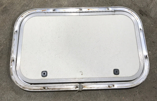 Used Radius Cornered Cargo Door 20" x 12" x 3/4"D - Young Farts RV Parts