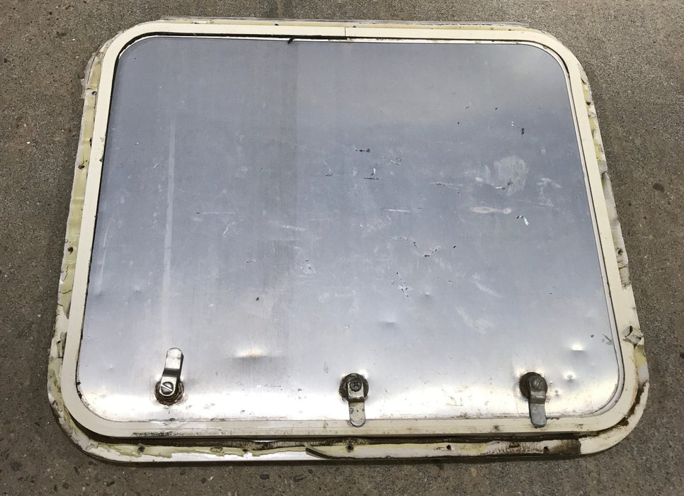 Used Radius Cornered Cargo Door 23 1/4" x 19 1/2" x 3/4"D - Young Farts RV Parts