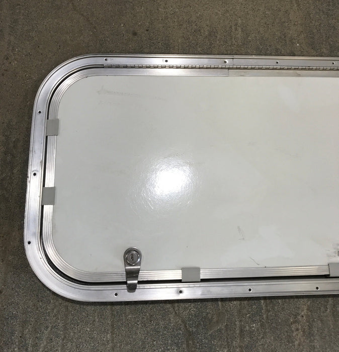 Used Radius Cornered Cargo Door 23 3/4" x 13 3/4" x 3/4" D - Young Farts RV Parts