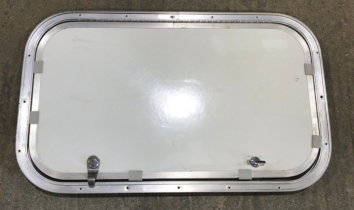 Used Radius Cornered Cargo Door 23 3/4" x 13 3/4" x 3/4" D - Young Farts RV Parts