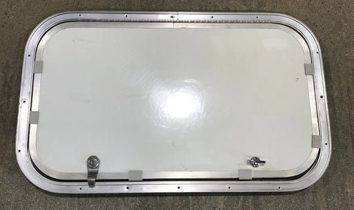 Used Radius Cornered Cargo Door 23 3/4" x 13 3/4" x 3/4" D - Young Farts RV Parts