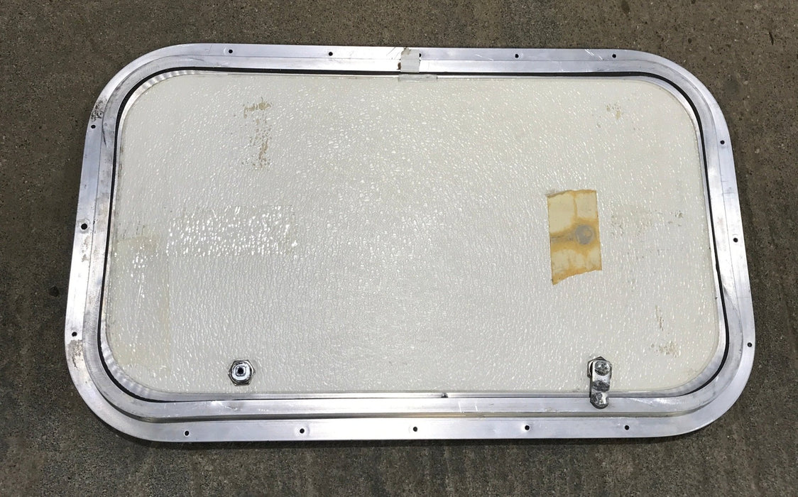 Used Radius Cornered Cargo Door 23 3/4" x 13 3/4" x 3/4" D - Young Farts RV Parts