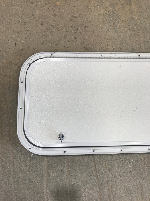 Used Radius Cornered Cargo Door 26 1/4" x 13 3/4" x 3/4"D - Young Farts RV Parts