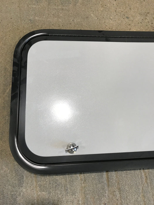 Used Radius Cornered Cargo Door 26 3/4" x 15 1/4" x 1"D - Young Farts RV Parts