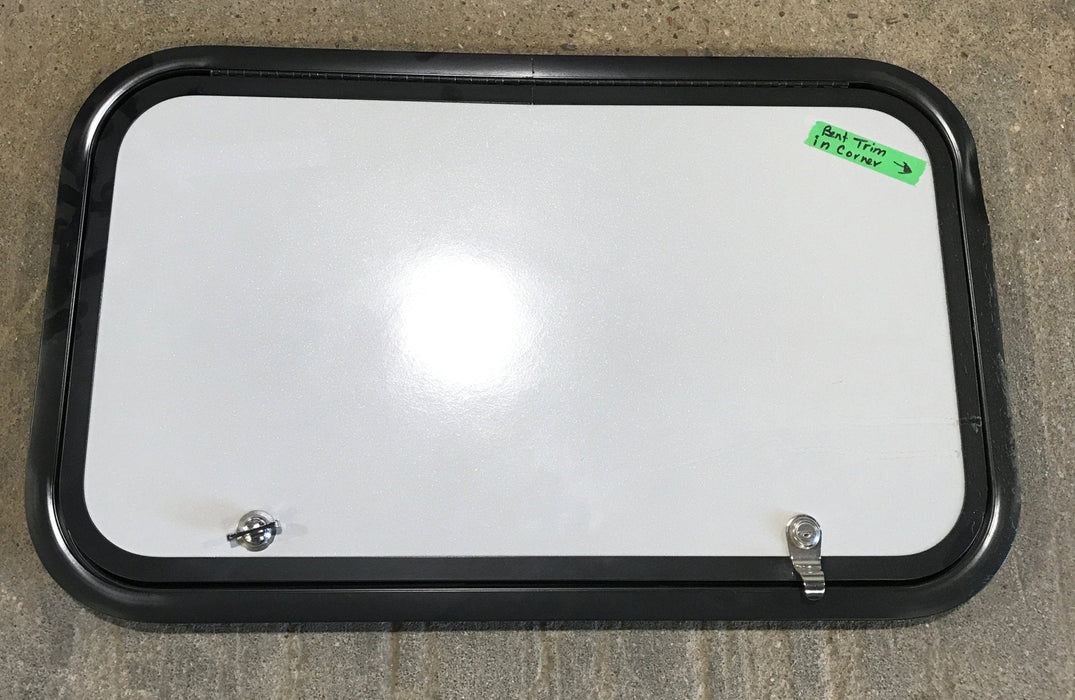 Used Radius Cornered Cargo Door 26 3/4" x 15 1/4" x 1"D - Young Farts RV Parts